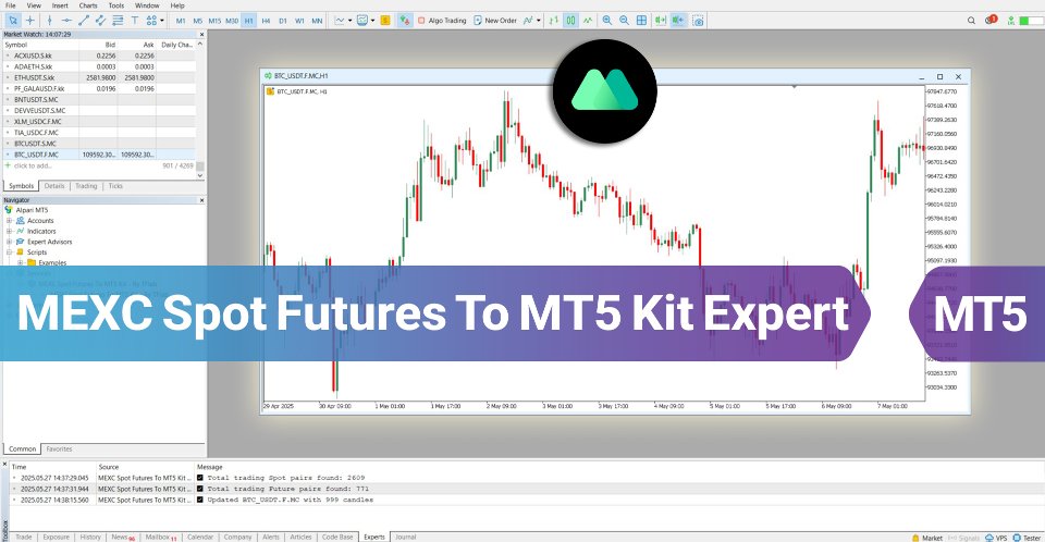 Screenshot #1 Connect MEXC Spot And Futures to MT5 Service