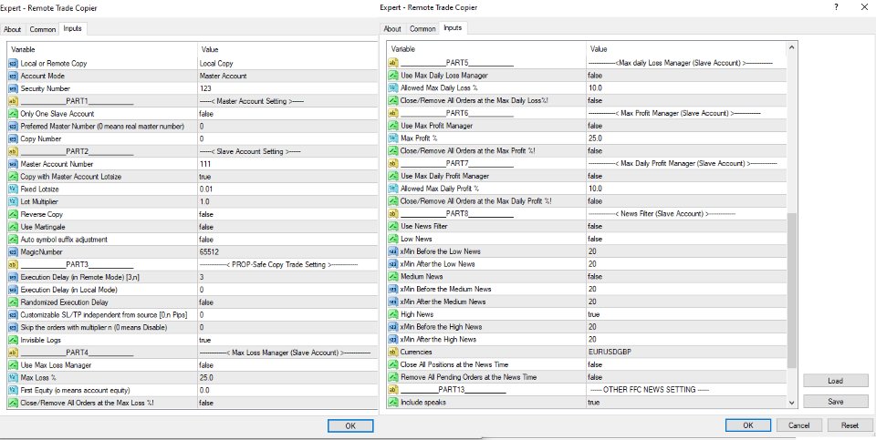 Screenshot #3 Remote Trade Copier MT4