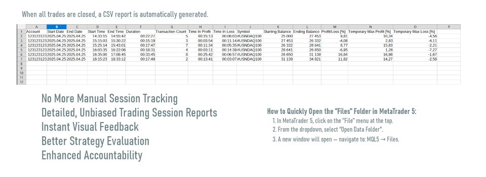 Screenshot #1 Trade Journal Plus MT5