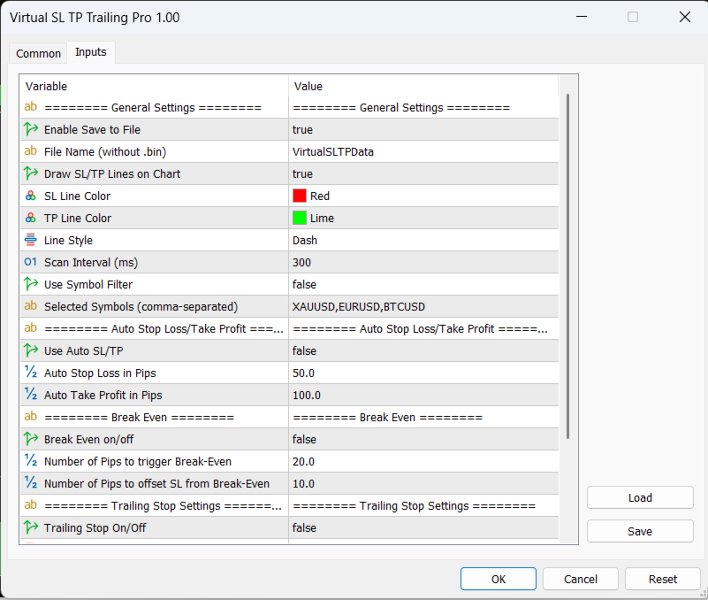 Screenshot #3 Virtual SL TP Trailing Pro