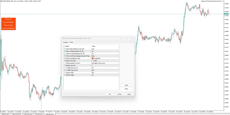 截图 #2 Manual and Time Based Position Closer
