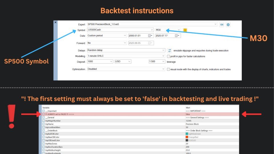 Screenshot #10 SP500 Precision Block EA