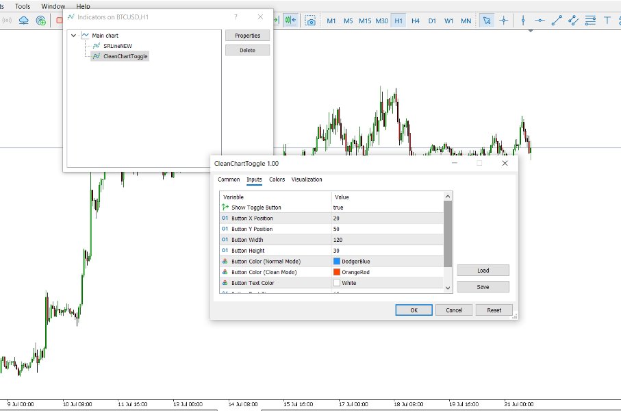 Screenshot #6 Clean Chart Toggle