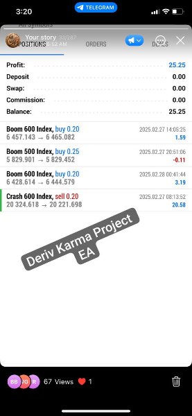 Screenshot #8 Deriv Karma Project EA