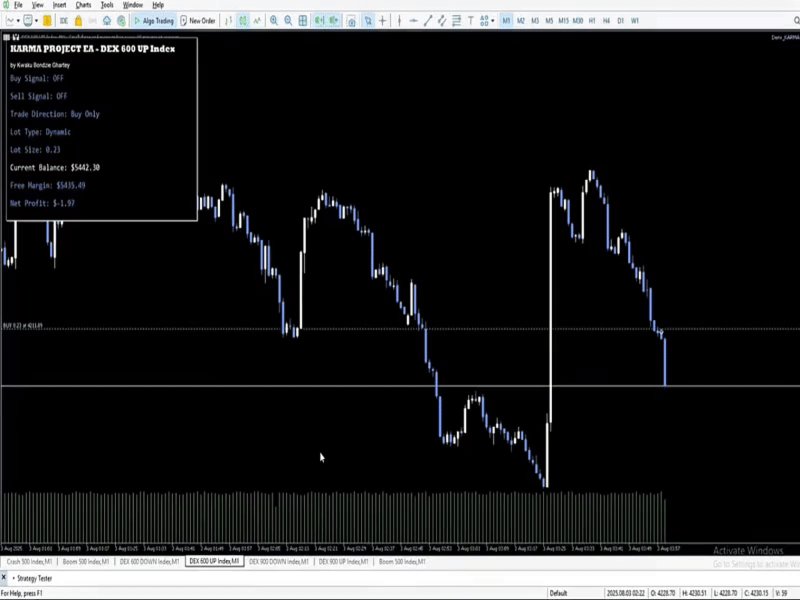 Screenshot #1 Deriv Karma Project EA