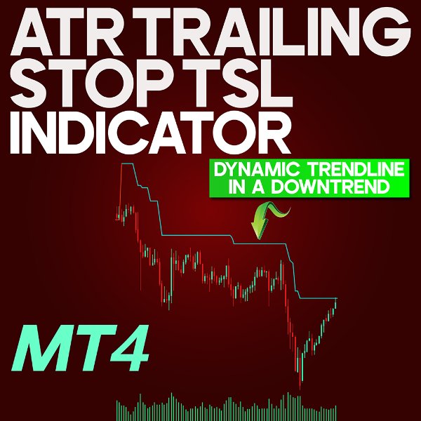 スクリーンショット #1 ATR Trailing Stop TSL Indicator MT4