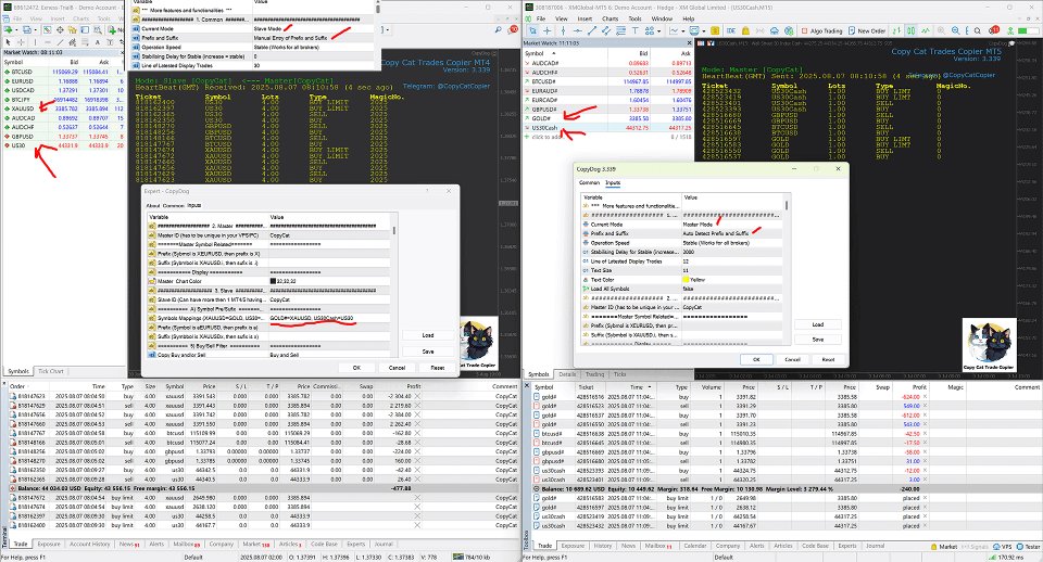 Screenshot #4 Copy Cat More Trade Copier MT5