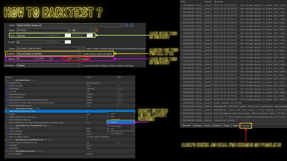 Screenshot #4 GoldFish Scalper