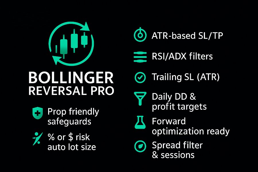 Screenshot #1 Bollinger Reversal Pro MT4