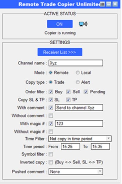Screenshot #6 Trade Copier Pro MT5