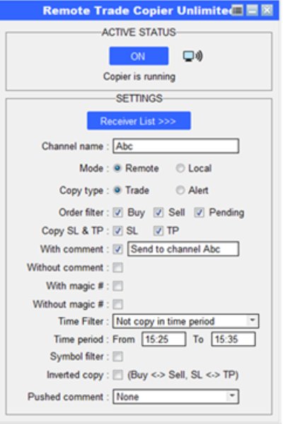 Screenshot #5 Trade Copier Pro MT5