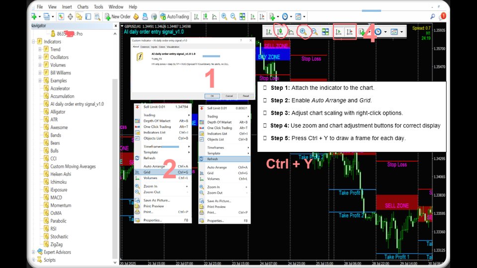 Screenshot #2 AI daily order entry signal