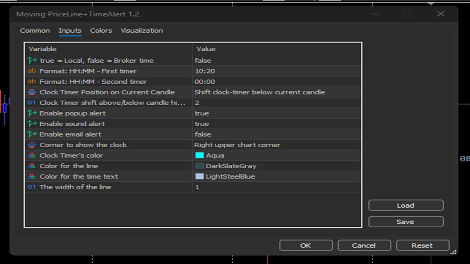Screenshot #3 Moving Price Line Plus Event Timer Indie