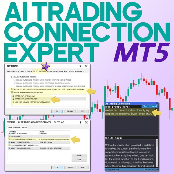 Screenshot #1 AI Trading Connection Expert MT5