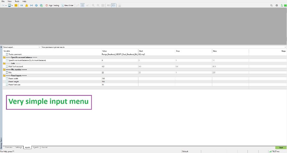 Screenshot #6 Range Breakout Dual Breakout EA MT5