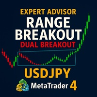 Range breakout USDJPY dual breakout EA MT4