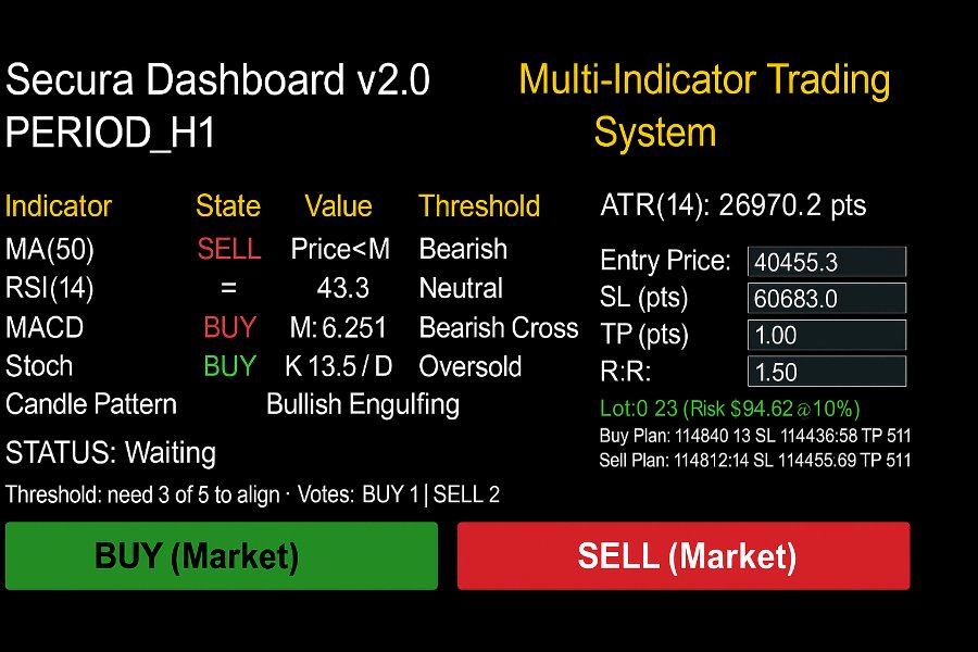 Screenshot #1 Secura Multi Dashboard