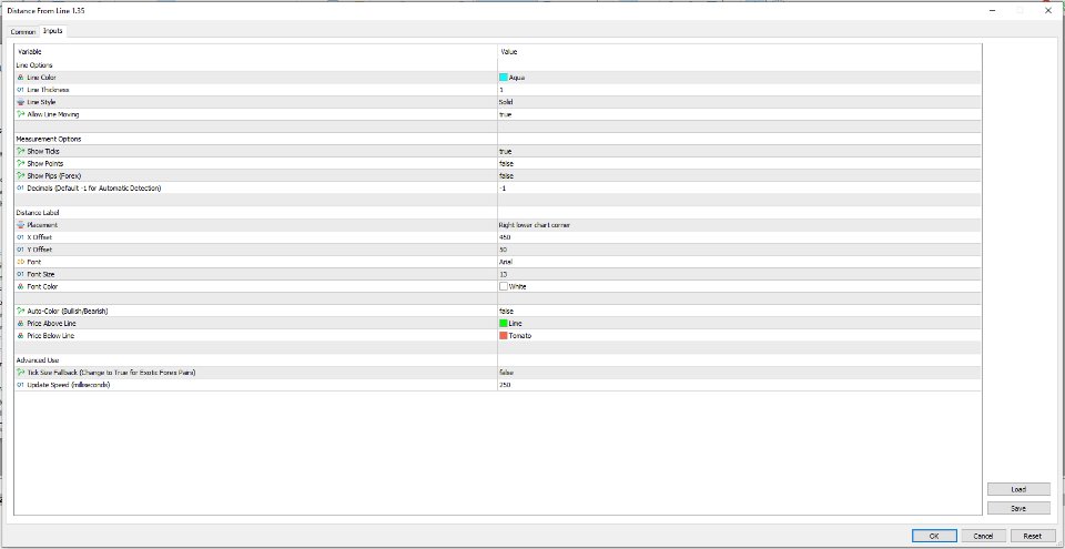 Screenshot #2 Distance From Line