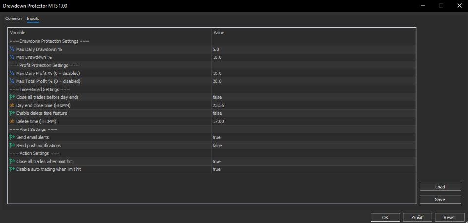Screenshot #2 Drawdown Protector MT5