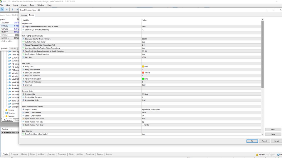 Screenshot #4 Smart Position Sizer