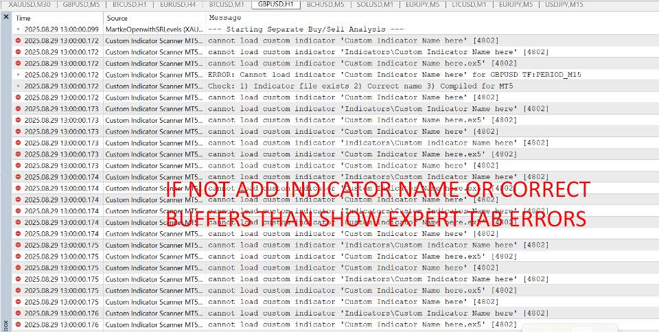 Screenshot #4 Custom Signal Scanner MT5