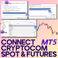Connect Cryptocom Spot And Futures to MT5 Service
