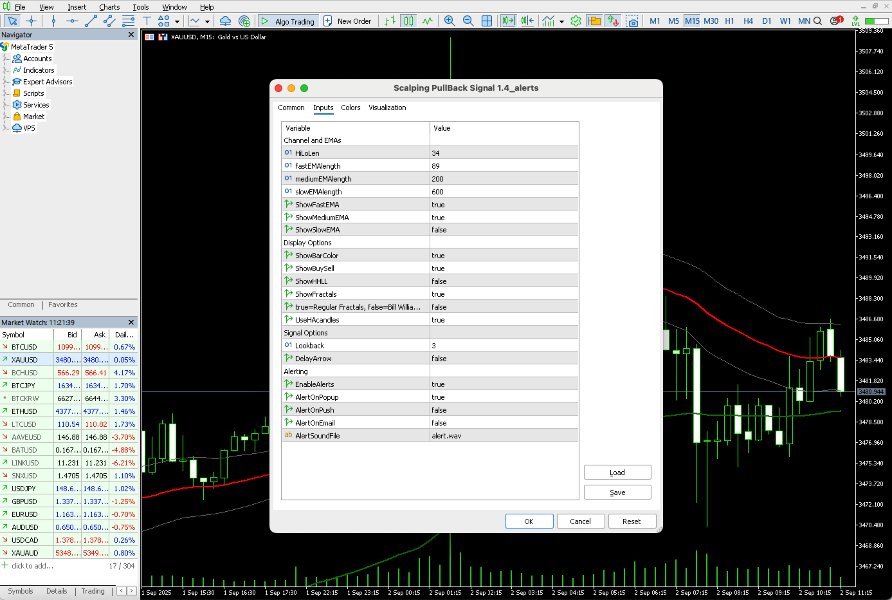 Screenshot #2 Scalping PullBack Signal
