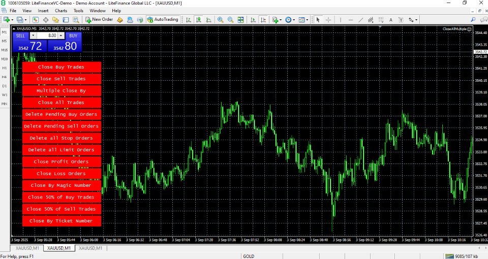 스크린샷 #2 Multiple Close All MT4