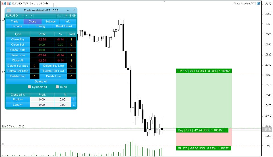 Imagens #5 Trade Assistant MT5