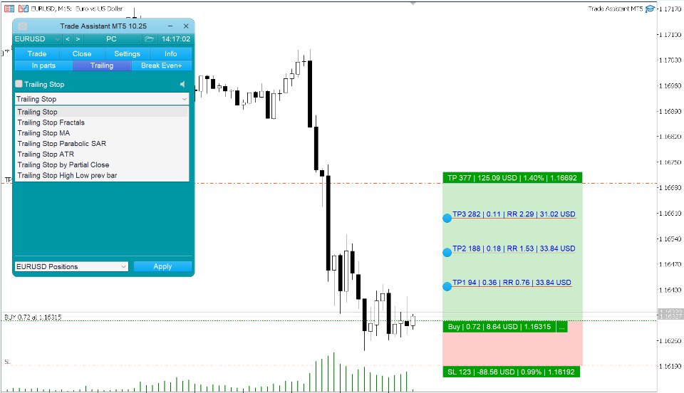 Imagens #8 Trade Assistant MT5