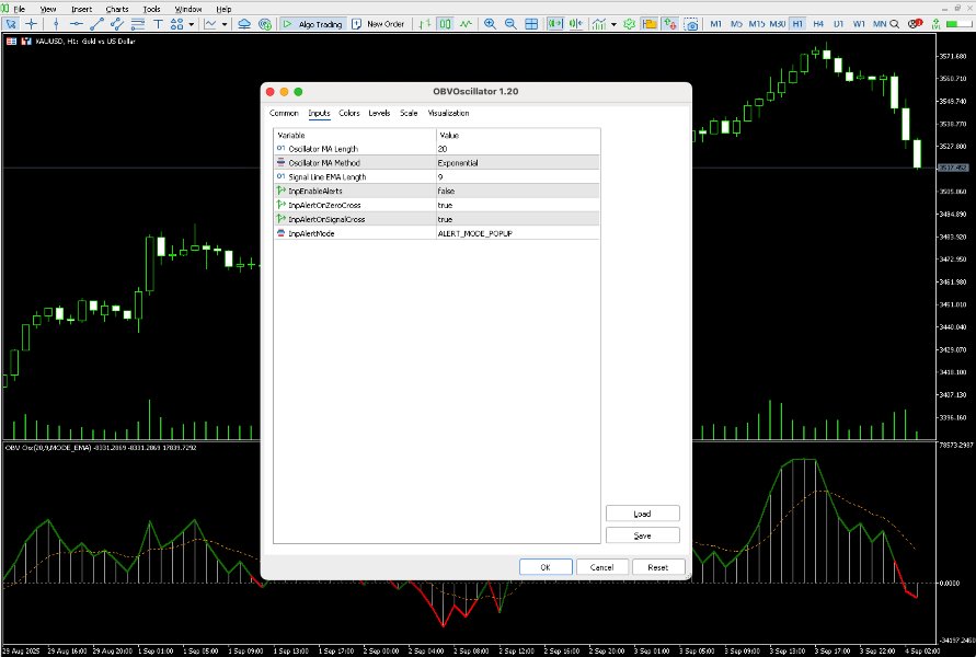 Screenshot #2 OBV Oscillator