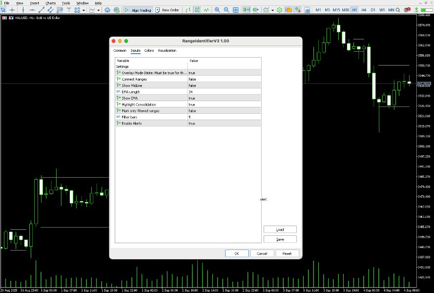 Captura de pantalla #2 Range Identifier v3