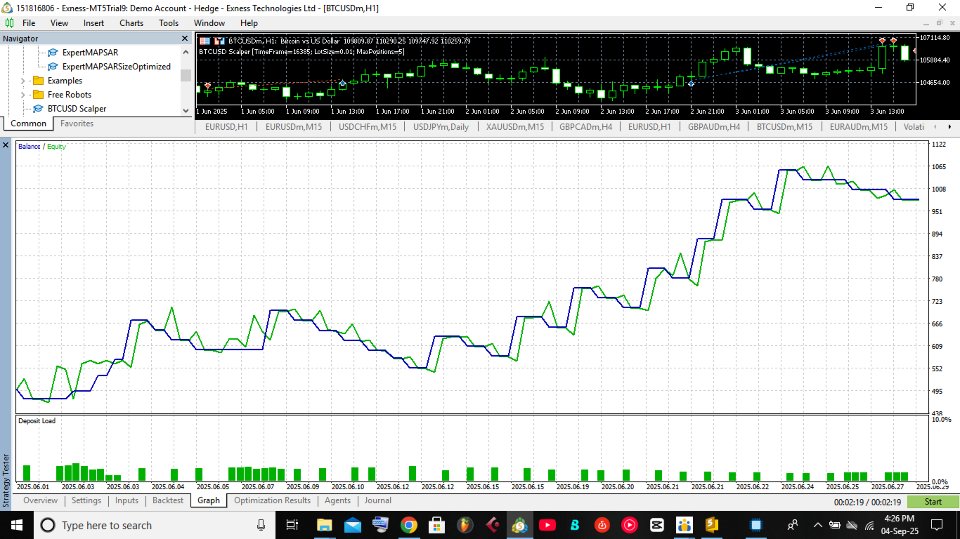 Captura de pantalla #1 Korrect BTC EA