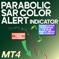 Parabolic SAR Color Alert Indicator MT4