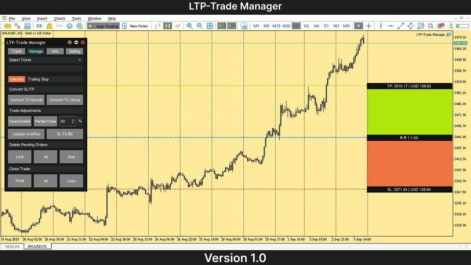 Screenshot #2 LTP Trade Manager MT5