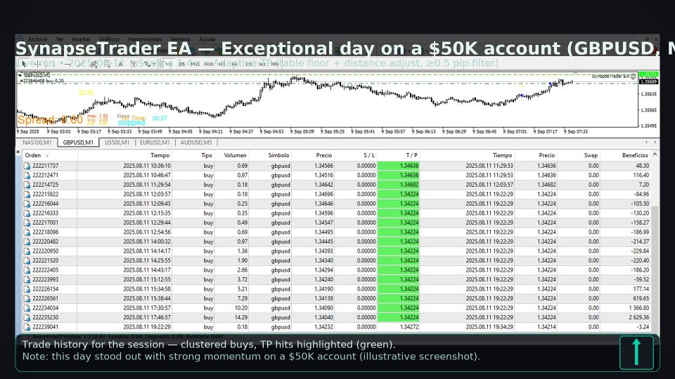 Screenshot #2 SynapseTrader EA
