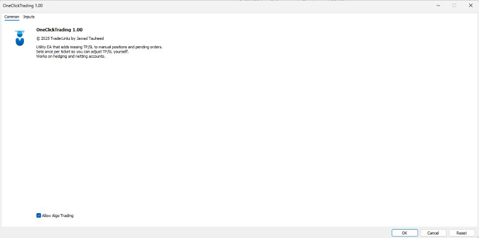 Screenshot #1 Click Trading