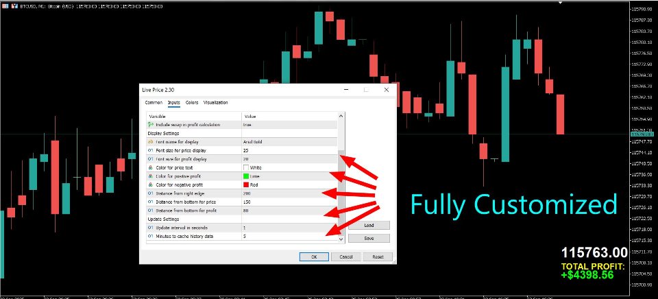 Снимок экрана #3 Live Price With PNL