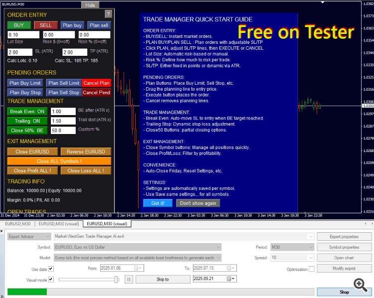 NextGen Trade Manager AI FREE DEMO