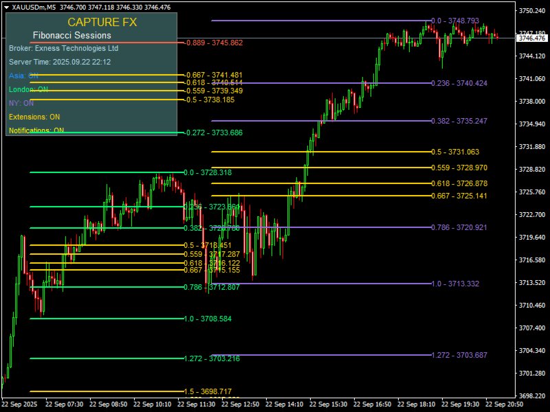 Captura de pantalla #1 Fibonacci Sessions