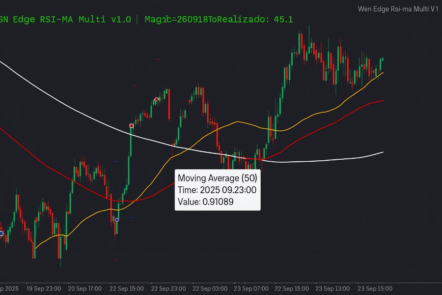 Capture d'écran #1 WSN Edge RSI MA Forex EA