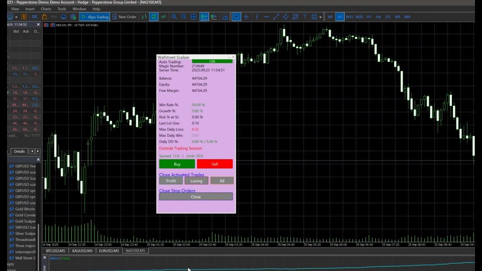 Screenshot #2 Wall Street Scalper