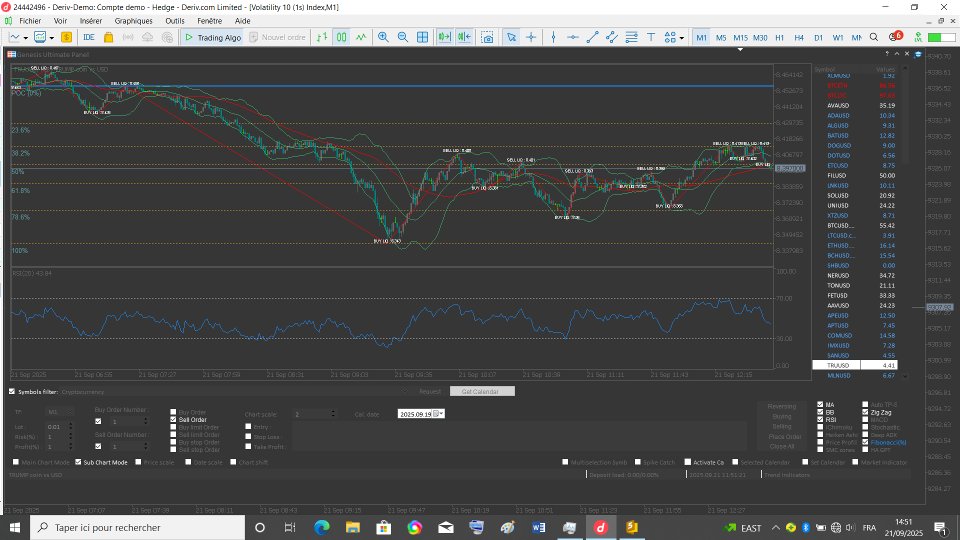 Screenshot #7 Algorithmic Trading Panel