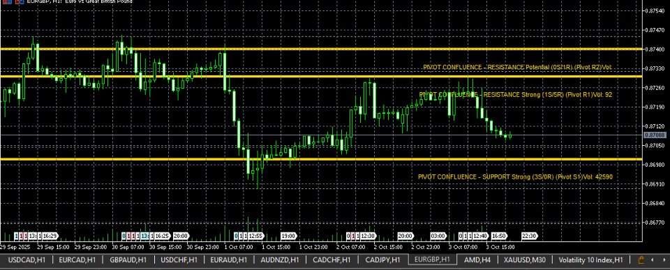 スクリーンショット #3 Advance pivot point with clustered price