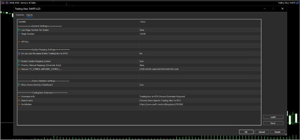 Screenshot #1 Trading View ToMT5