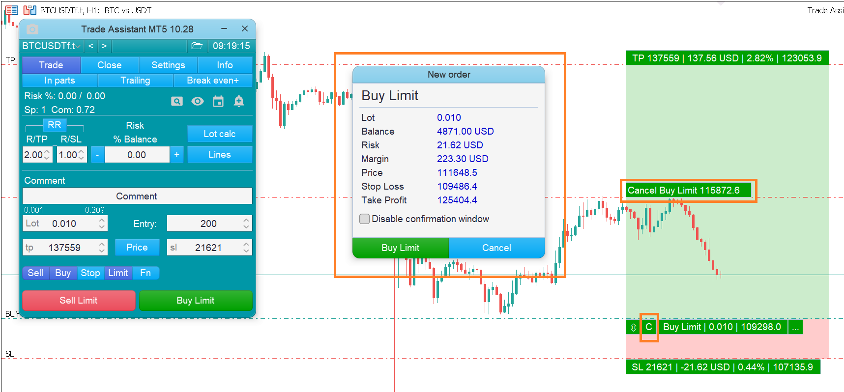 Comments | Trade Assistant MT5 | Buy Trading Utility for MetaTrader 5
