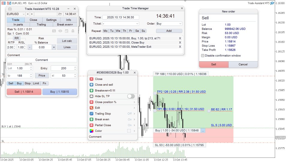Imagens #2 Trade Assistant MT5