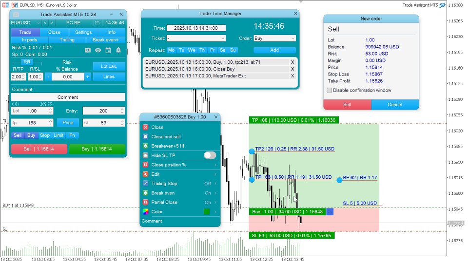 Imagens #1 Trade Assistant MT5
