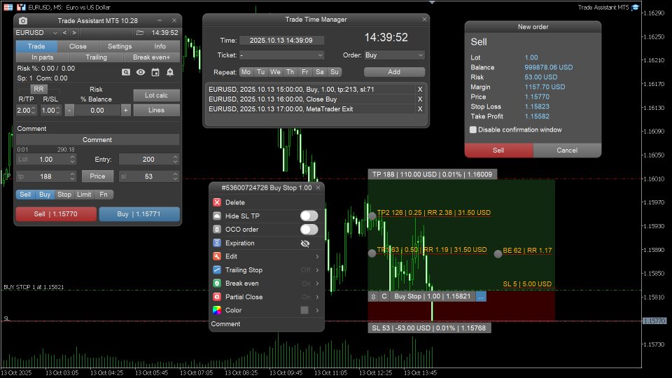 Imagens #3 Trade Assistant MT5