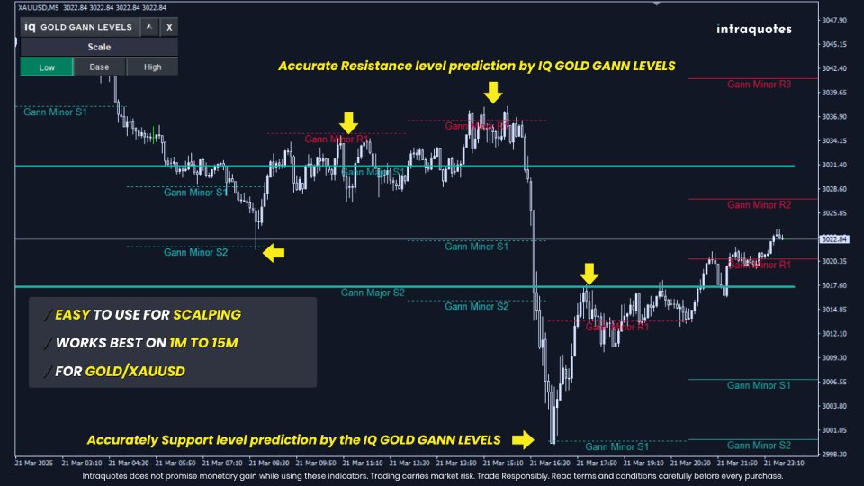 截图 #2 IQ Gold Gann Levels MT5